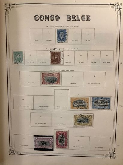EX COLONIES - Classeur de timbres africains...
