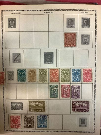 Album de timbres du monde, période XXe siècle,...