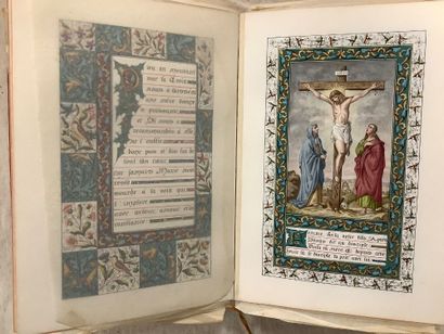 Livre d’heures en chromolithographie de la...