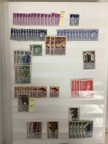Catalogue de timbres de France neufs depuis...