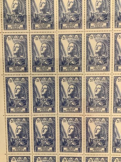 France - YT no 768 5 planches de timbres...