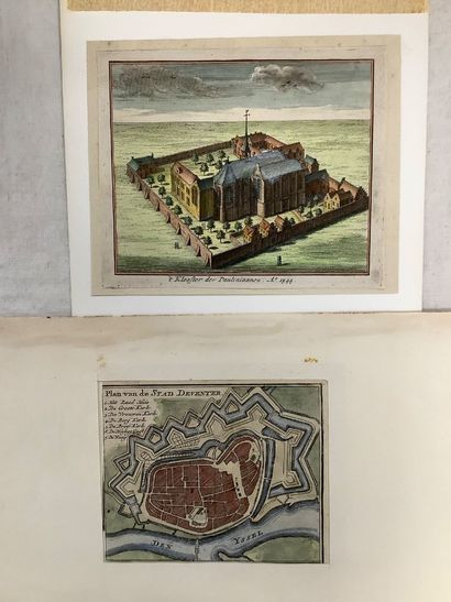 Trois gravures issues d’ouvrages du XVIIIe...
