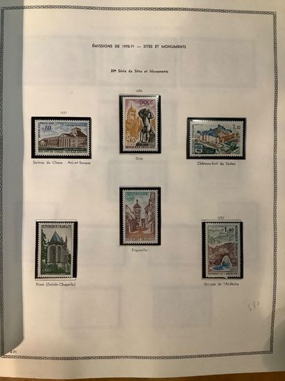 France - Ensemble de timbres français de...