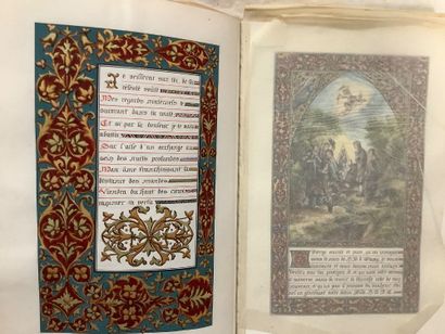 Livre d’heures en chromolithographie de la...