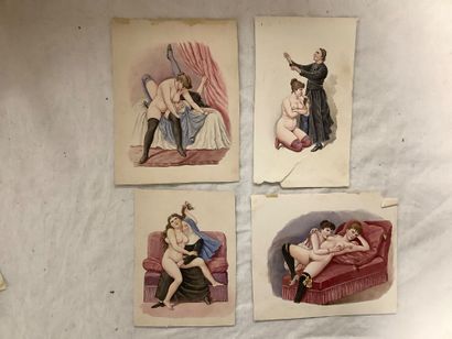 Curiosa - Ensemble d’une cinquantaine d’impressions...