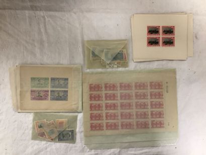 Lot de timbres europeens contemporains neufs...