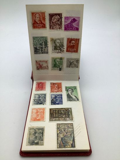 Petit albums de timbres oblitérés espagn...