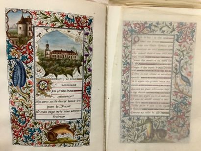 Livre d’heures en chromolithographie de la...