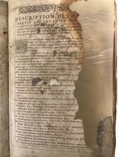 Sainte bible contenant le nouveau et l’ancien...