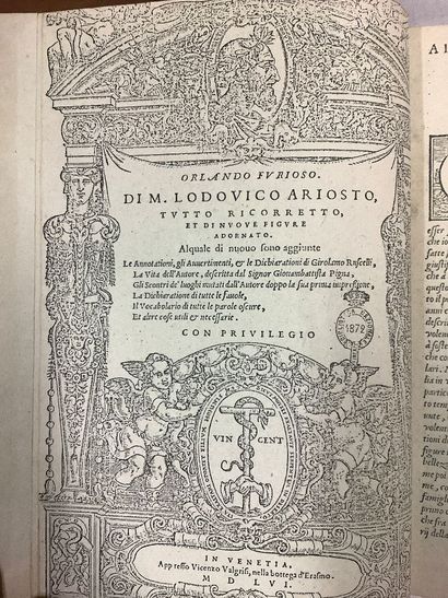 Arioste - Orlando furioso. Tito ricoretto,...