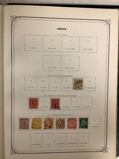 CHINE - Album de timbres chinois différentes...