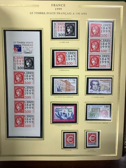 Album Ceres type “Présidence” avec les timbres...