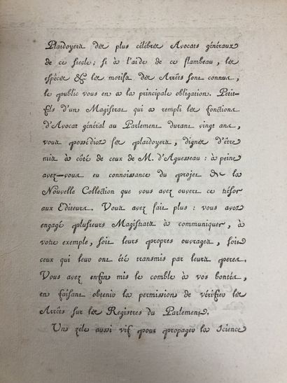 Note manuscrite du début des années 1880...