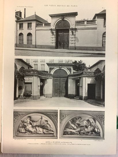 Les vieux hôtels de Paris, chez Contet, in...