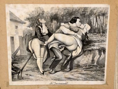 Curiosa - Ensemble d’environ 30 gravures...