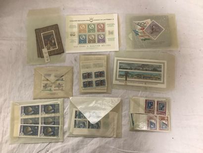Lot de timbres europeens contemporains neufs...