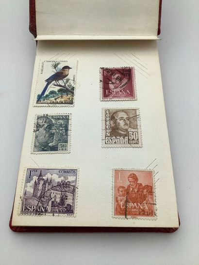 Petit albums de timbres oblitérés espagn...