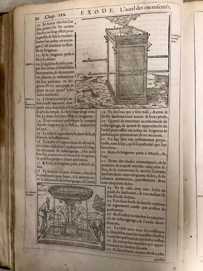 Sainte bible contenant le nouveau et l’ancien...