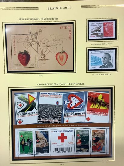 Album Cérès «Présidence». Timbres français...