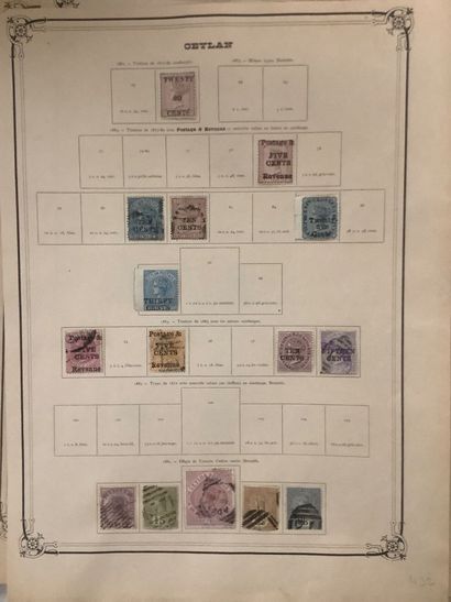 CEYLAN - BOSNIE - Ensemble de dix planches...