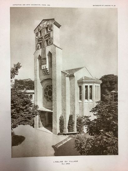 Exposition des arts décoratifs 1925. ROUX-SPITZ,...