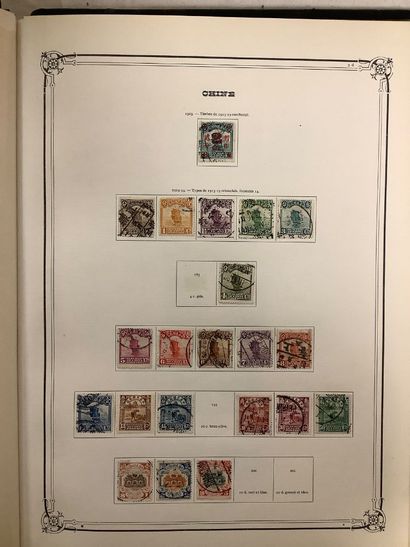 CHINE - Album de timbres chinois différentes...