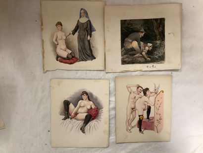 Curiosa - Ensemble d’une cinquantaine d’impressions...