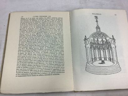 Livre In-8 broché «les songes de Poliphile»...