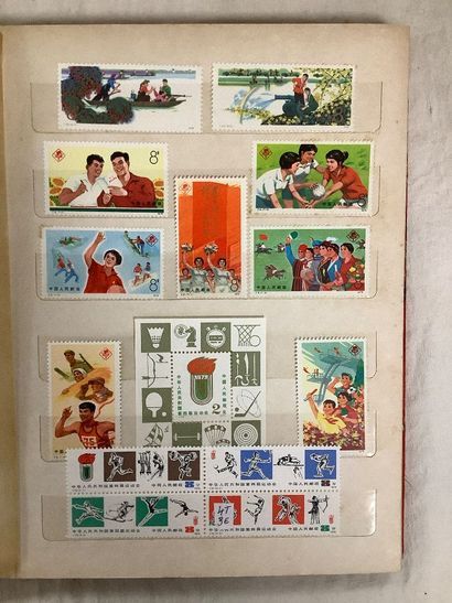 Album timbres chinois contemporains.