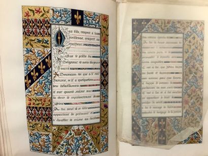 Livre d’heures en chromolithographie de la...