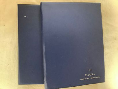 Lot de deux catalogues de cartes illustrées...