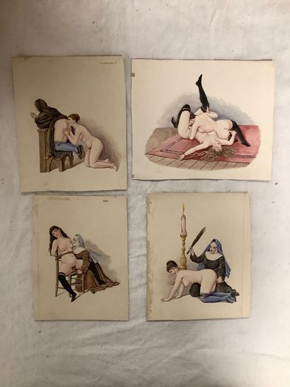 Curiosa - Ensemble d’une cinquantaine d’impressions...