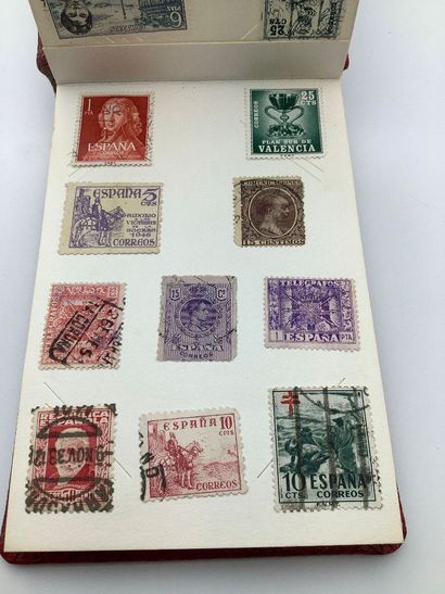 Petit albums de timbres oblitérés espagn...