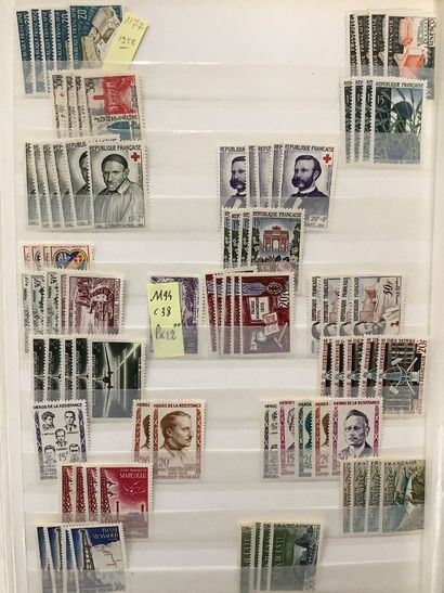 Catalogue de timbres de France neufs depuis...