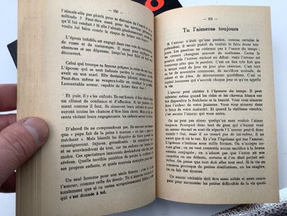 4 ouvrages sur l’amour, en état d’usage,