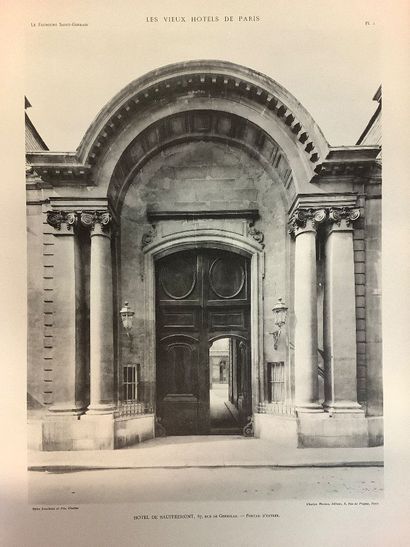 Les vieux hôtels de Paris, chez Contet, in...