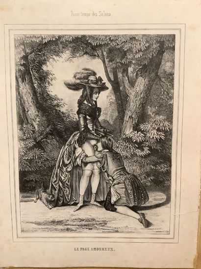 Curiosa - Ensemble d’environ 30 gravures...