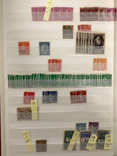 Catalogue de timbres de France neufs depuis...