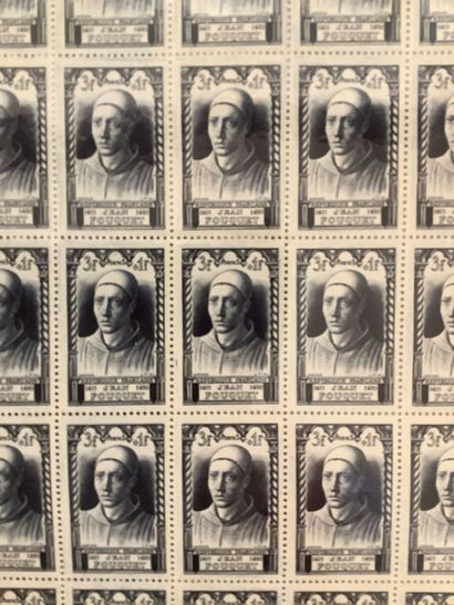 France YT no 766. - 5 planches de timbres...