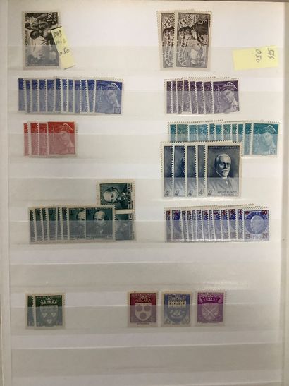 Catalogue de timbres de France neufs depuis...