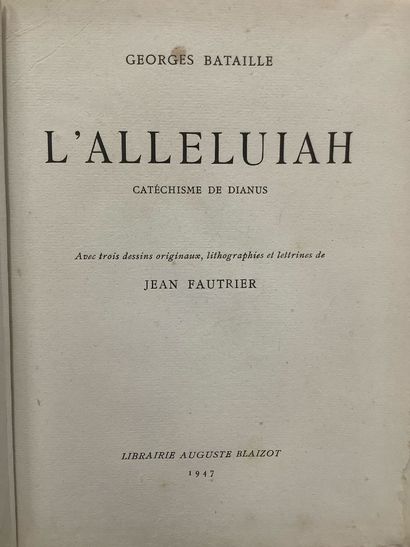 Georges BATAILLE - L’Allel uiah catéchisme...