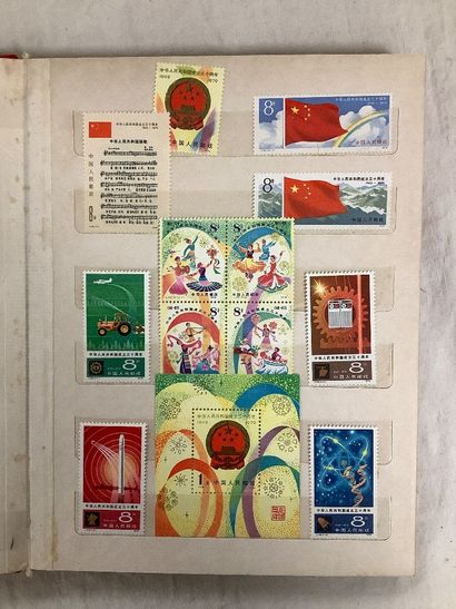 Album timbres chinois contemporains.