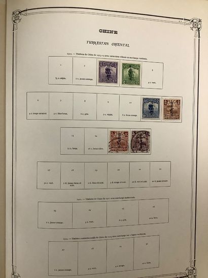 CHINE - Album de timbres chinois différentes...