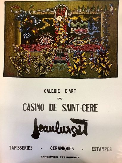Lot de six affiches d’expositions dont la...