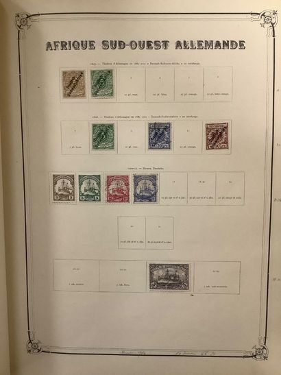 EX COLONIES - Classeur de timbres africains...