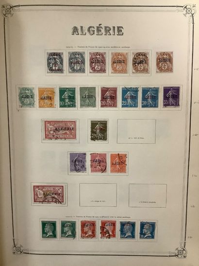 EX COLONIES - Classeur de timbres africains...