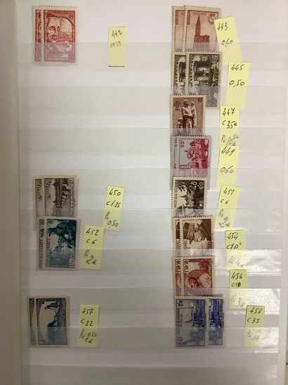 Catalogue de timbres de France neufs depuis...
