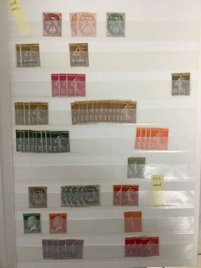 Catalogue de timbres de France neufs depuis...