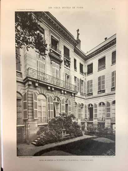 Les vieux hôtels de Paris, chez Contet, in...