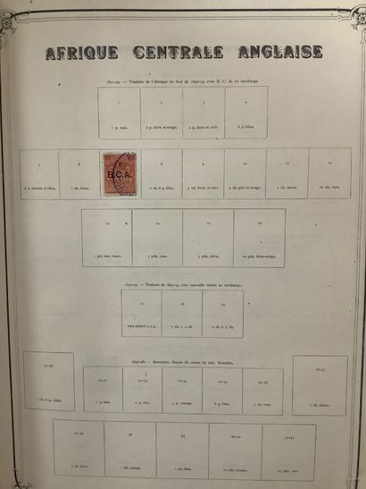 EX COLONIES - Classeur de timbres africains...